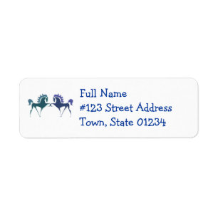Horse Logo Return Address Label