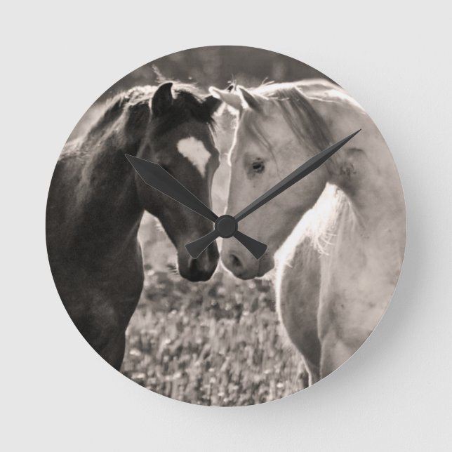 Horse Love Round Clock (Front)