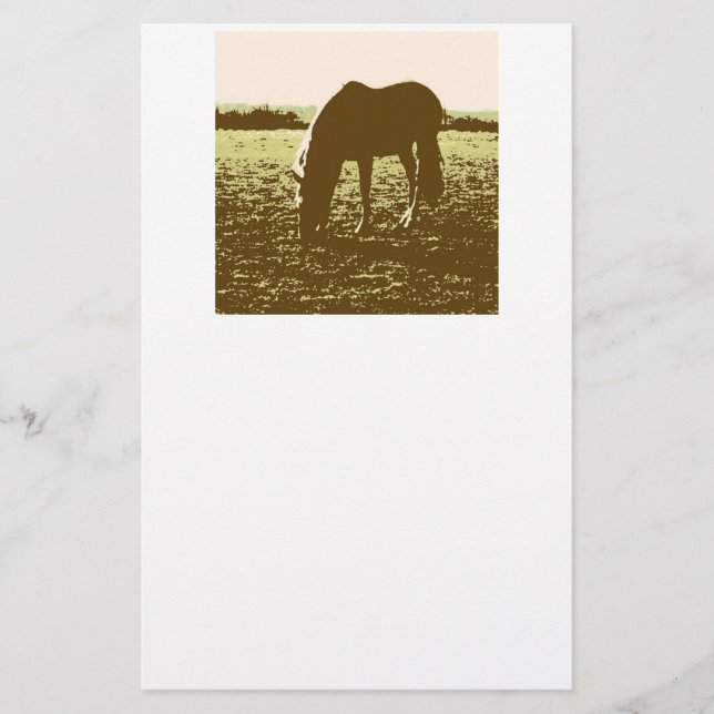 Horse Love Stationery (Front)