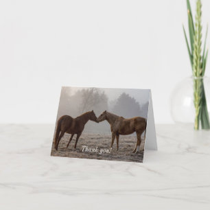 Horse Love Thank You Card