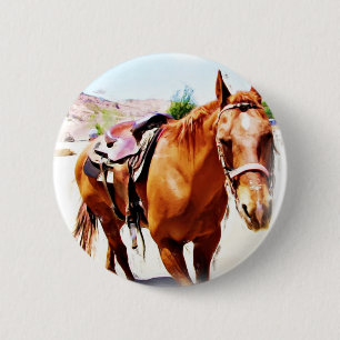 Horse Lover_ 6 Cm Round Badge