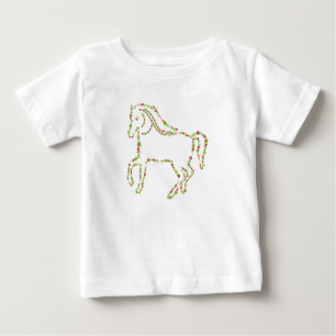 Horse Lover Animal Christmas, Christmas Farm Anima Baby T-Shirt