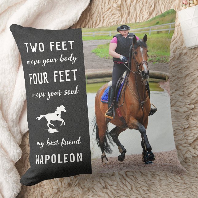 Horse Lover Customised Modern Photo Equestrian  Cushion (Creator Uploaded)