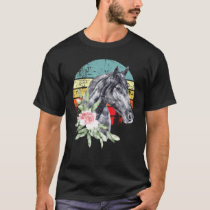 Horse Lover Earth Day Every Day vintage retro suns T-Shirt