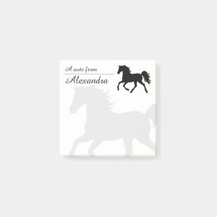 Horse Lover Elegant Custom Note