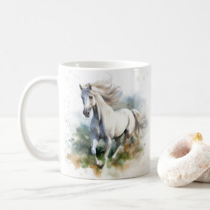 Horse Lover, Equestrian Gift, Horse Riding Graphic Coffee Mug