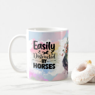 Horse Lover, Equestrian Gift, Horse Riding Graphic Coffee Mug