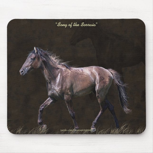 Horse-lover Equine design Mouse Pad (Front)