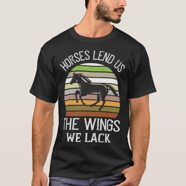 HORSE LOVER funny rodeo  T-Shirt (Front)