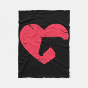Horse Lover Gift For Girls And Women Who Love Hors Fleece Blanket