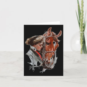 Horse Lover Gift For Girls Women Who Love Horses Card
