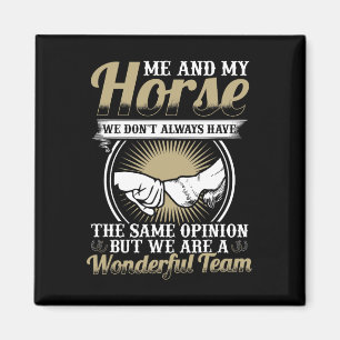 Horse Lover Gift Women Equestrian Girl Horseback R Magnet