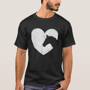 Horse Lover Gifts for Girls Equestrian Cowgirl Vin T-Shirt