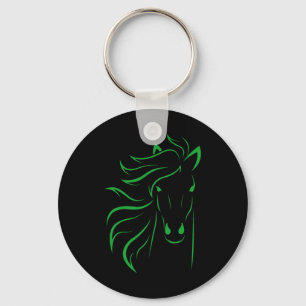 Horse Lover Gifts Womens Equestrian Men Horseback Key Ring