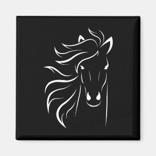 Horse Lover Gifts Womens Equestrian Men Horseback Magnet
