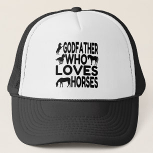 Horse Lover Godfather Trucker Hat