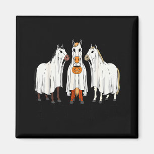 Horse Lover Halloween Funny Horseback Riding Eques Magnet