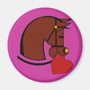 Horse Lover, Heat Valintine Magnet