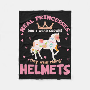 Horse Lover Horse Girl Fleece Blanket