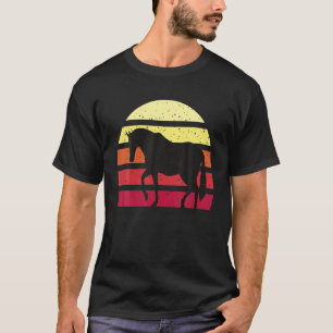 Horse Lover Horseback Riding Equestrian Retro Vint T-Shirt