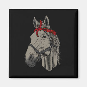 Horse Lover Horseback Riding Hay Horse Rider Magnet