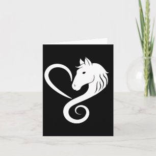 Horse Lover Horseback Riding Western Cowgirl Ranch Card