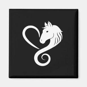 Horse Lover Horseback Riding Western Cowgirl Ranch Magnet