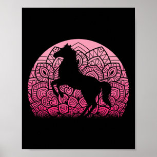Horse Lover Horseback Riding Western Cowgirl Women Poster