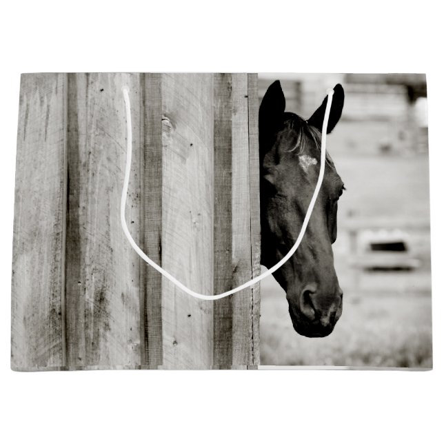 Horse Lover Large Gift Bag (Front)