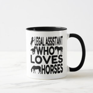 Horse Lover Legal Assistant Mug