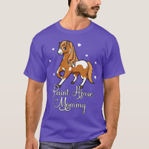 Horse Lover Paint Horse Mummy T-Shirt