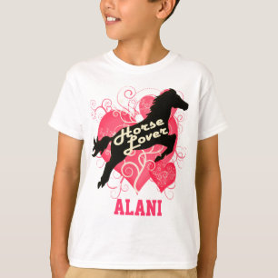 Horse Lover Personalised Alani T-Shirt