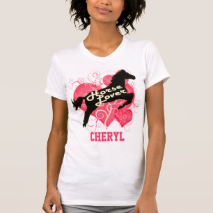 Horse Lover Personalised Cheryl T-Shirt