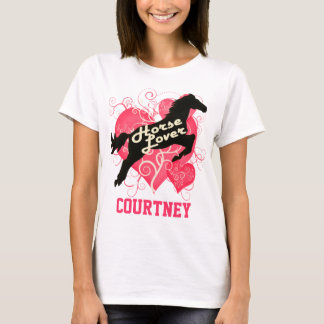 Horse Lover Personalised Courtney T-Shirt