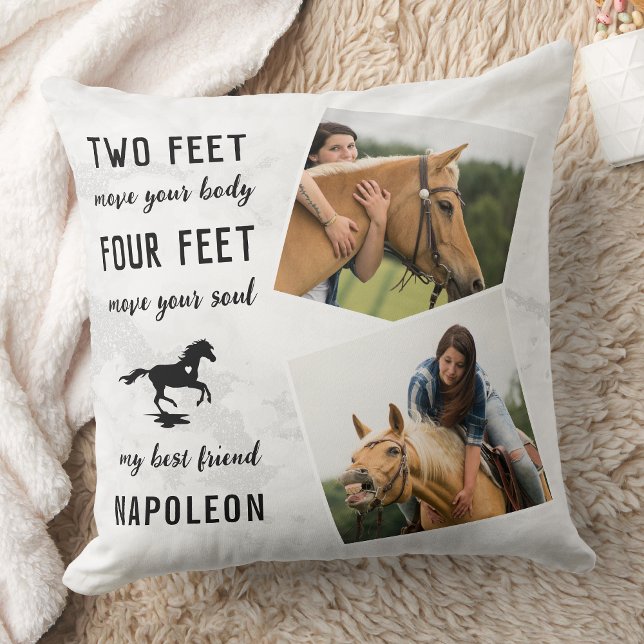 Horse Lover Personalised Equine Photo Equestrian Cushion (Creator Uploaded)