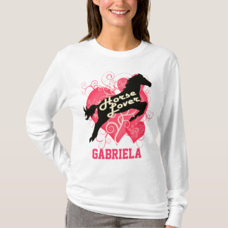 Horse Lover Personalised Gabriela T-Shirt