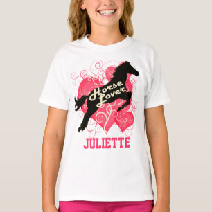Horse Lover Personalised Juliette T-Shirt