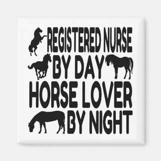 Horse Lover Registered Nurse Magnet