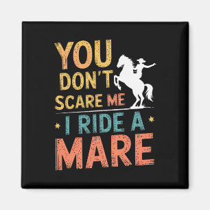 Horse Lover Riding Equestrian Horseback Rider Wome Magnet