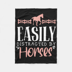 Horse Lover Shirt Girls Horseck Equestrian Gift Wo Fleece Blanket
