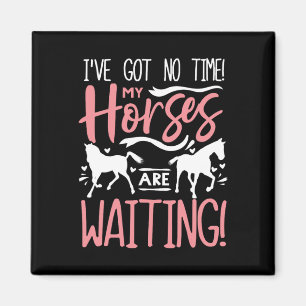 Horse Lover Shirt Girls Horseck Equestrian Gift Wo Magnet