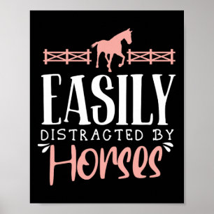 Horse Lover Shirt Girls Horseck Equestrian Gift Wo Poster