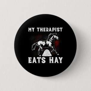 Horse Lover Shirt Women Girls Horseck Riding Eques 6 Cm Round Badge