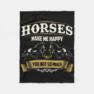 Horse Lover Shirt Women Girls Horseck Riding Eques Fleece Blanket