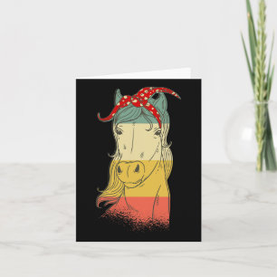 Horse Lover Vintage Horse Ndana Horseck Riding Card