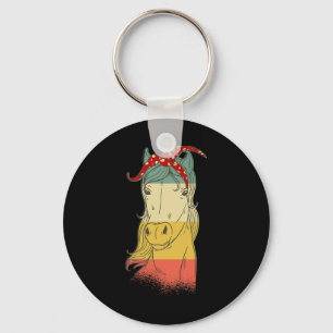 Horse Lover Vintage Horse Ndana Horseck Riding Key Ring
