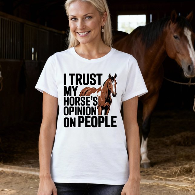 Horse Lover Western Cowgirl Equestrian Farm Girl T-Shirt (Creator Uploaded)