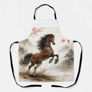 Horse lovers , chinese apron