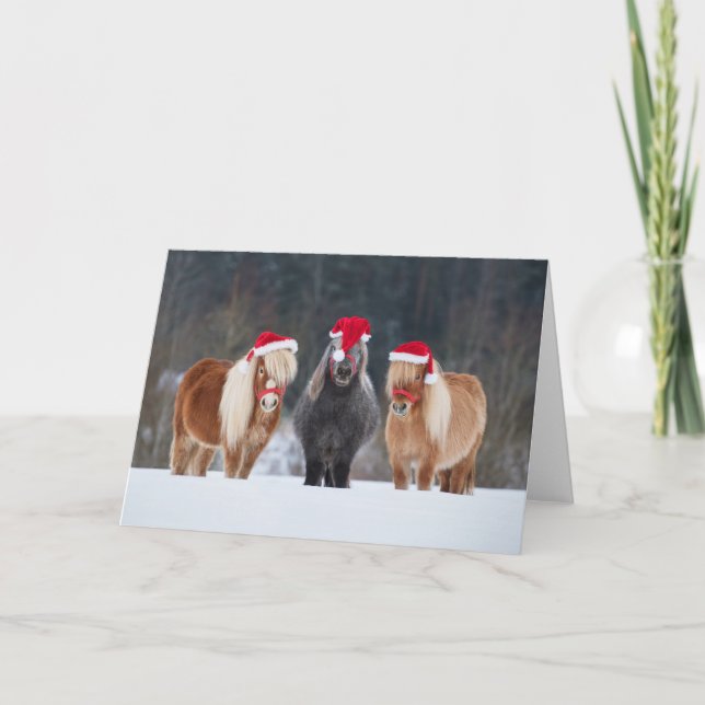 Horse Lovers - Christmas Card (Front)