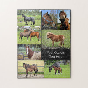 Horse Lover's custom photo puzzle